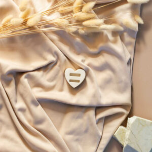 Double-Slot Heart Ring Holder