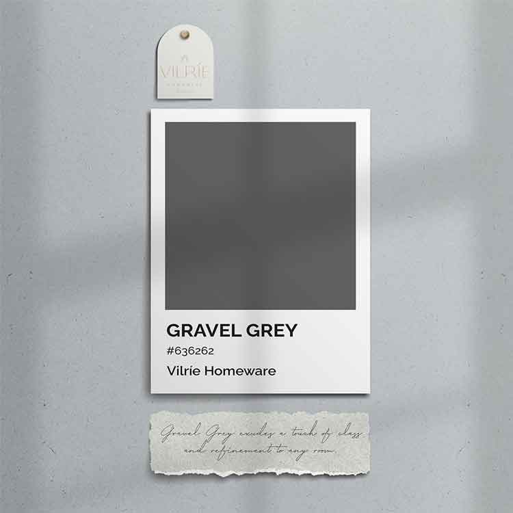 Gravel Grey Colour Swatch