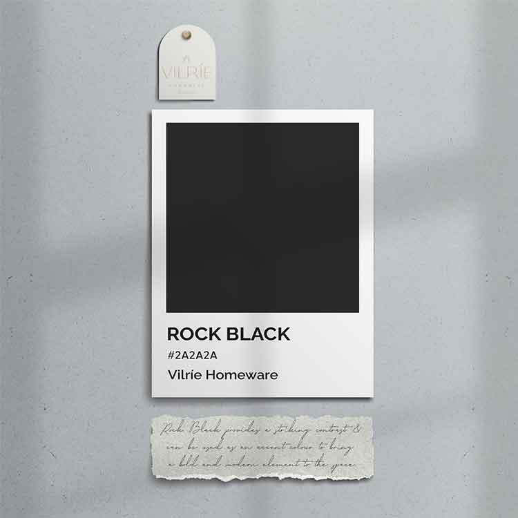 Rock Black Colour Swatch