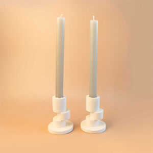 Abstract Candle Holder Set